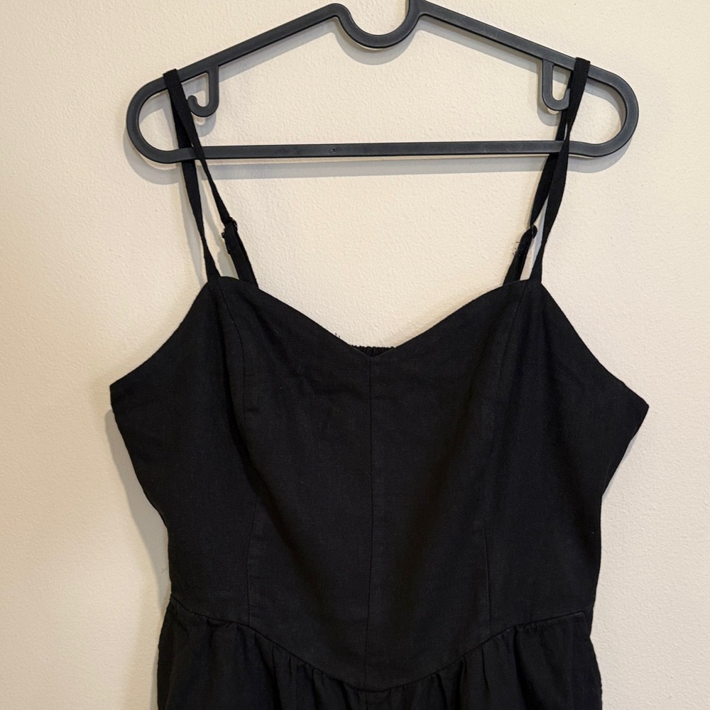 🩷Black Spaghetti Strap Old Navy Romper Casual Girly - Picture 4 of 6